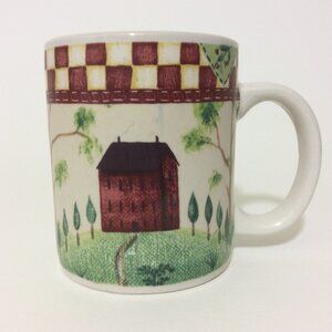 THOMSON Pottery Coffee Mug Cup Country House 10 Oz